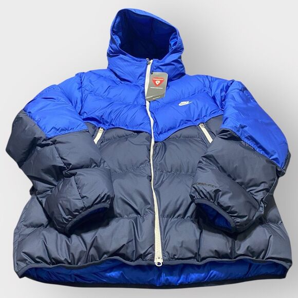 Nike Sportswear Storm-FIT Windrunner Puffer Blue Jacket DR9605-480 Mens size L - Picture 2 of 9